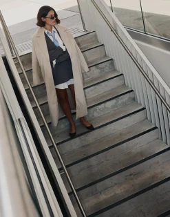 Abbey Trench Coat (Latte)*CHARCOAL Online