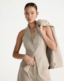 Abbott Vest (Pebble)*CHARCOAL Sale