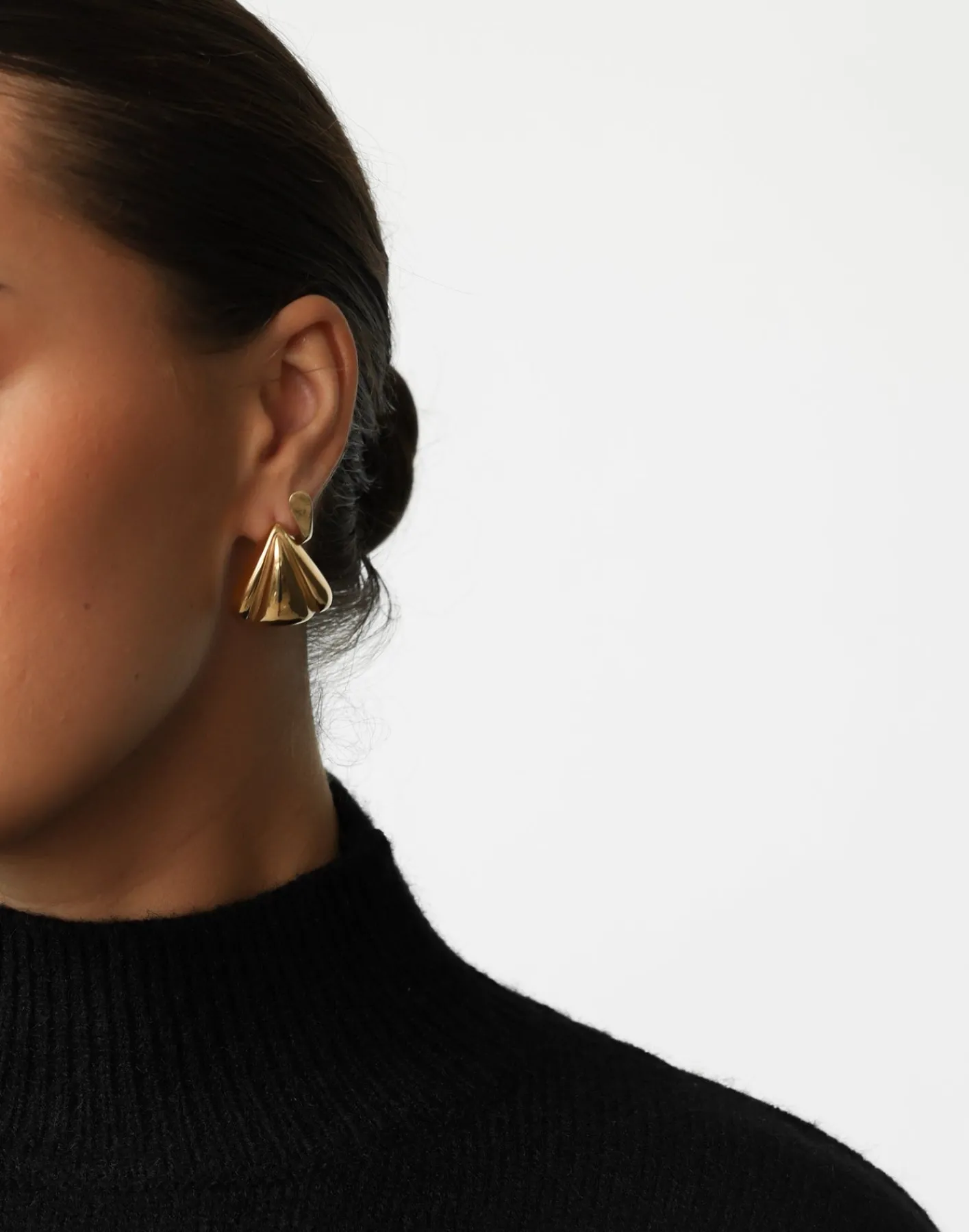 Abi Earrings (Gold)*CHARCOAL Outlet