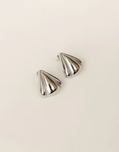 Abi Earrings (Silver)*CHARCOAL Sale