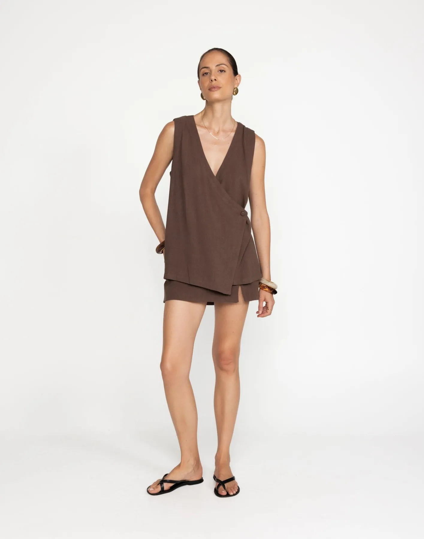 Adelle Top (Cocoa)*CHARCOAL Fashion