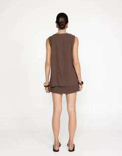 Adelle Top (Cocoa)*CHARCOAL Fashion