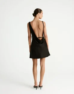 Adley Mini Dress (Black)*CHARCOAL Sale