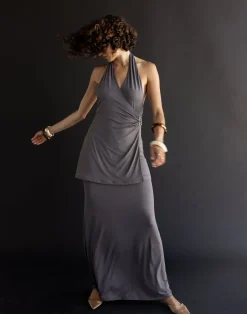Agnete Mini Dress (Slate)*CHARCOAL Online