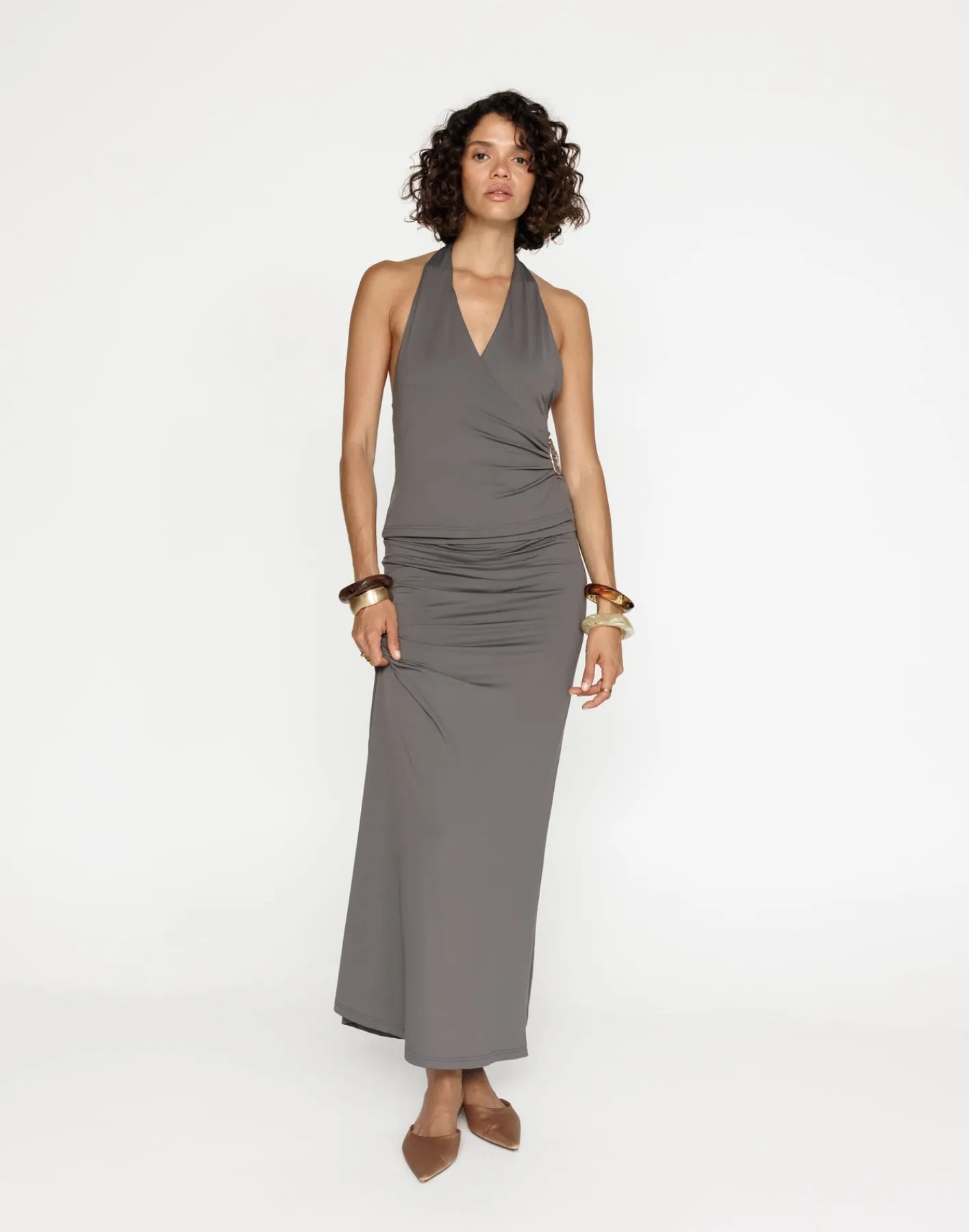 Agnete Top (Slate)*CHARCOAL Best