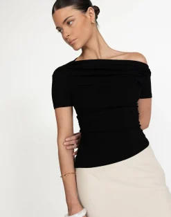Ahliyah Top (Black)*CHARCOAL Clearance