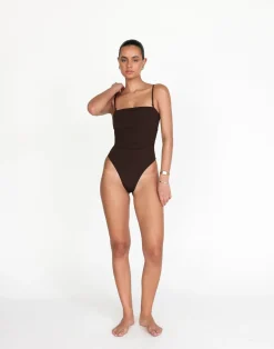 Aicha One Piece (Chocolate)*CHARCOAL New