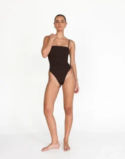 Aicha One Piece (Chocolate)*CHARCOAL Clearance