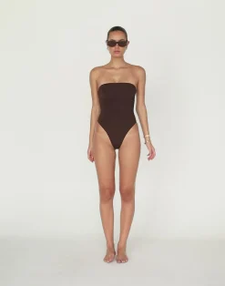 Aicha One Piece (Chocolate)*CHARCOAL Clearance