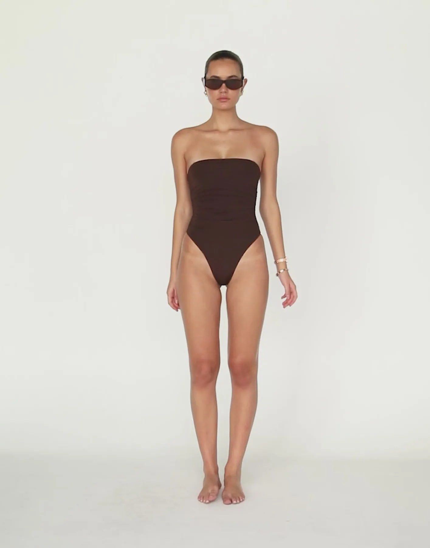 Aicha One Piece (Chocolate)*CHARCOAL Clearance