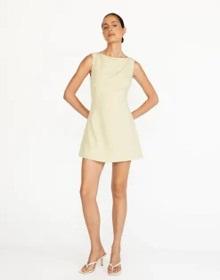 Aisling Mini Dress (Pistachio)*CHARCOAL Outlet