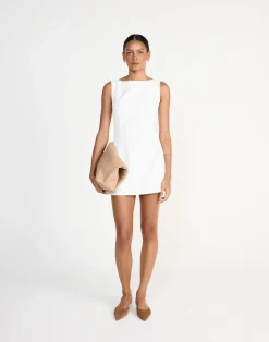 Aisling Mini Dress (White)*CHARCOAL Outlet
