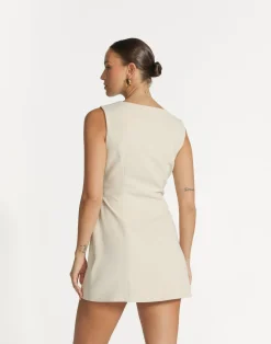 Alayna Mini Dress (Oat)*CHARCOAL New