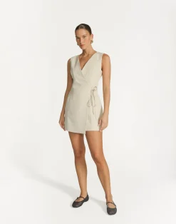 Alayna Mini Dress (Oat)*CHARCOAL New