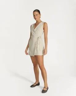 Alayna Mini Dress (Oat)*CHARCOAL New