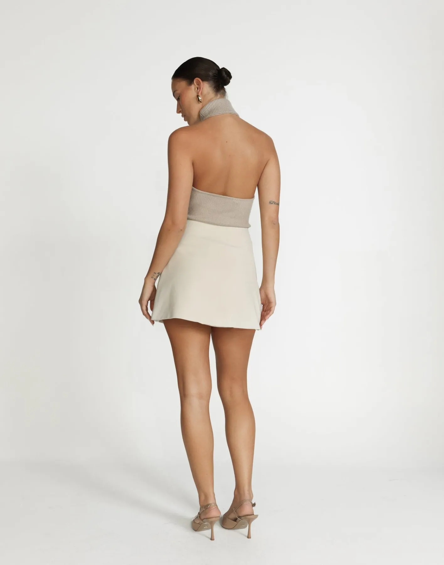 Alayna Mini Skirt (Oat)*CHARCOAL Discount