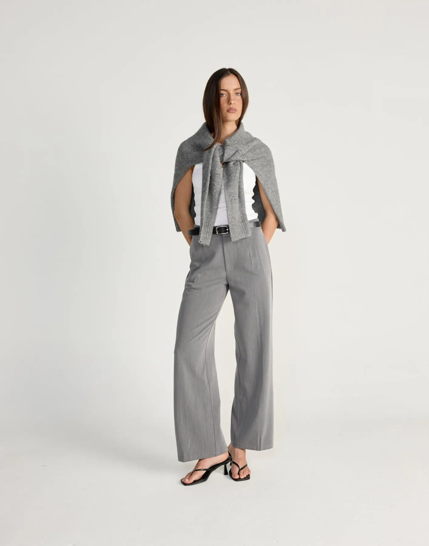 Alayna Pants (Grey)*CHARCOAL CLOTHING Outlet