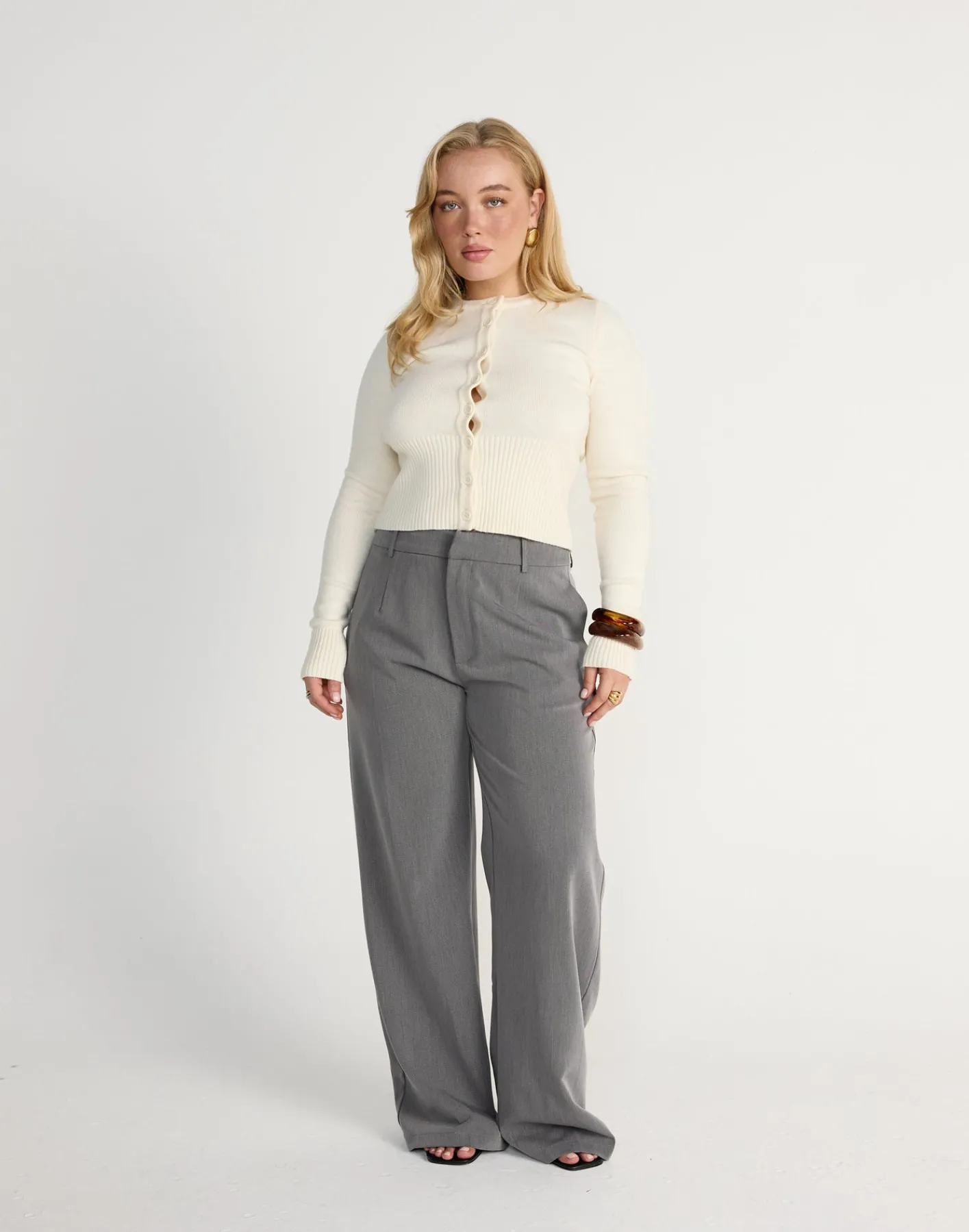 Alayna Pants (Grey)*CHARCOAL CLOTHING Outlet