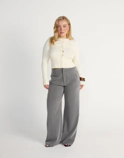 Alayna Pants (Grey)*CHARCOAL CLOTHING Outlet