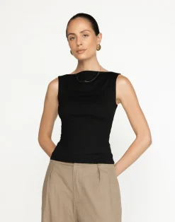 Alda Top (Black)*CHARCOAL Outlet