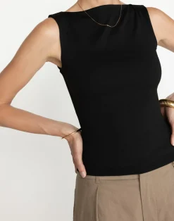 Alda Top (Black)*CHARCOAL Outlet
