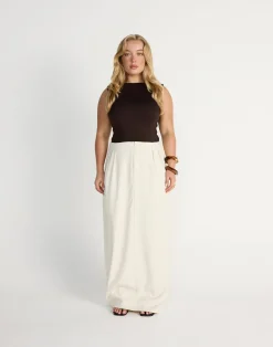 Alda Top (Chocolate)*CHARCOAL Discount