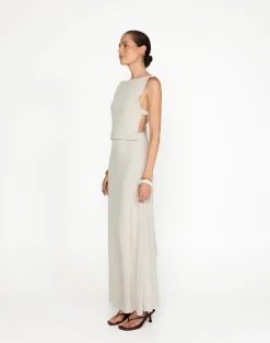 Aleah Maxi Skirt (Latte)*CHARCOAL Discount