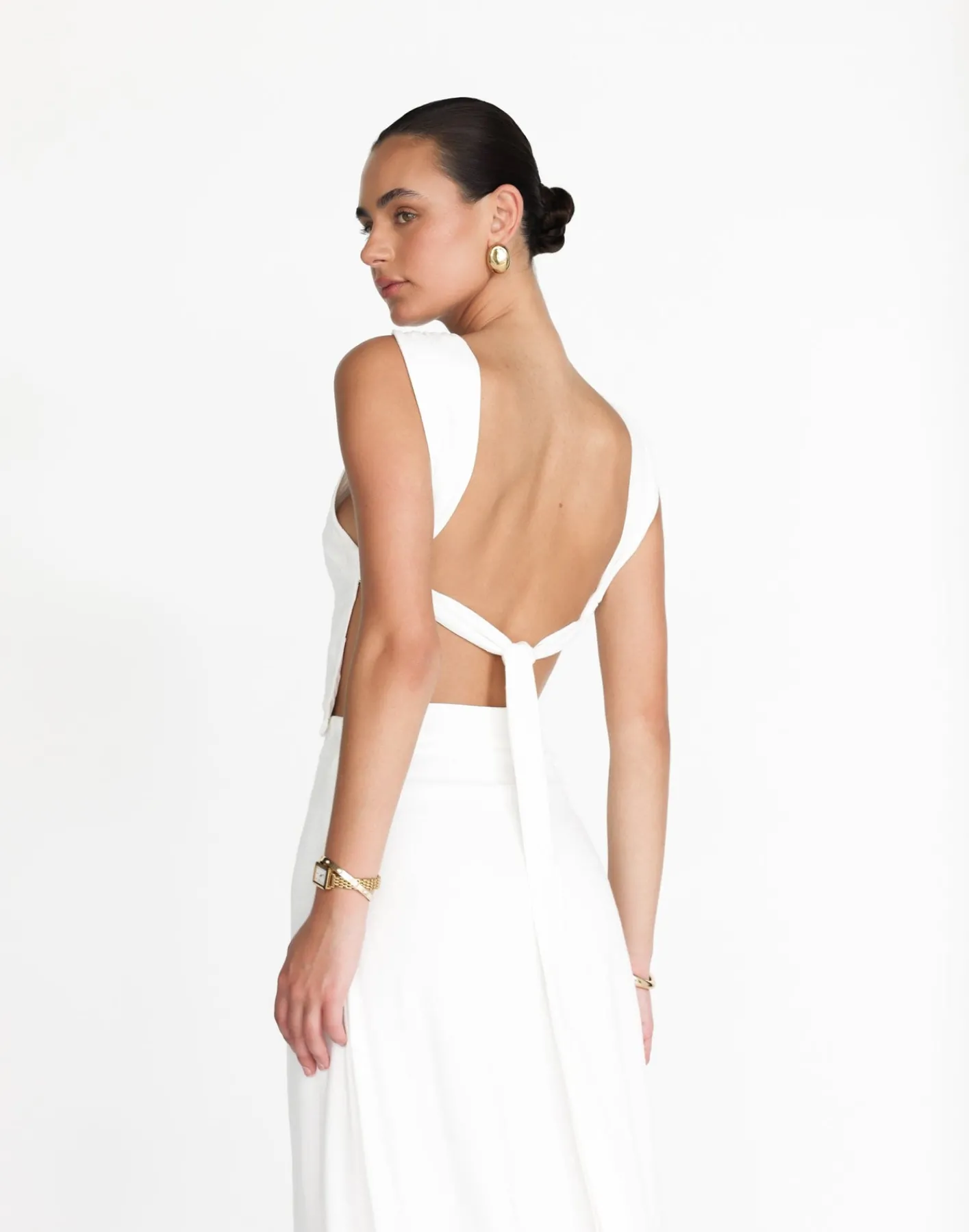 Aleah Top (White)*CHARCOAL Sale