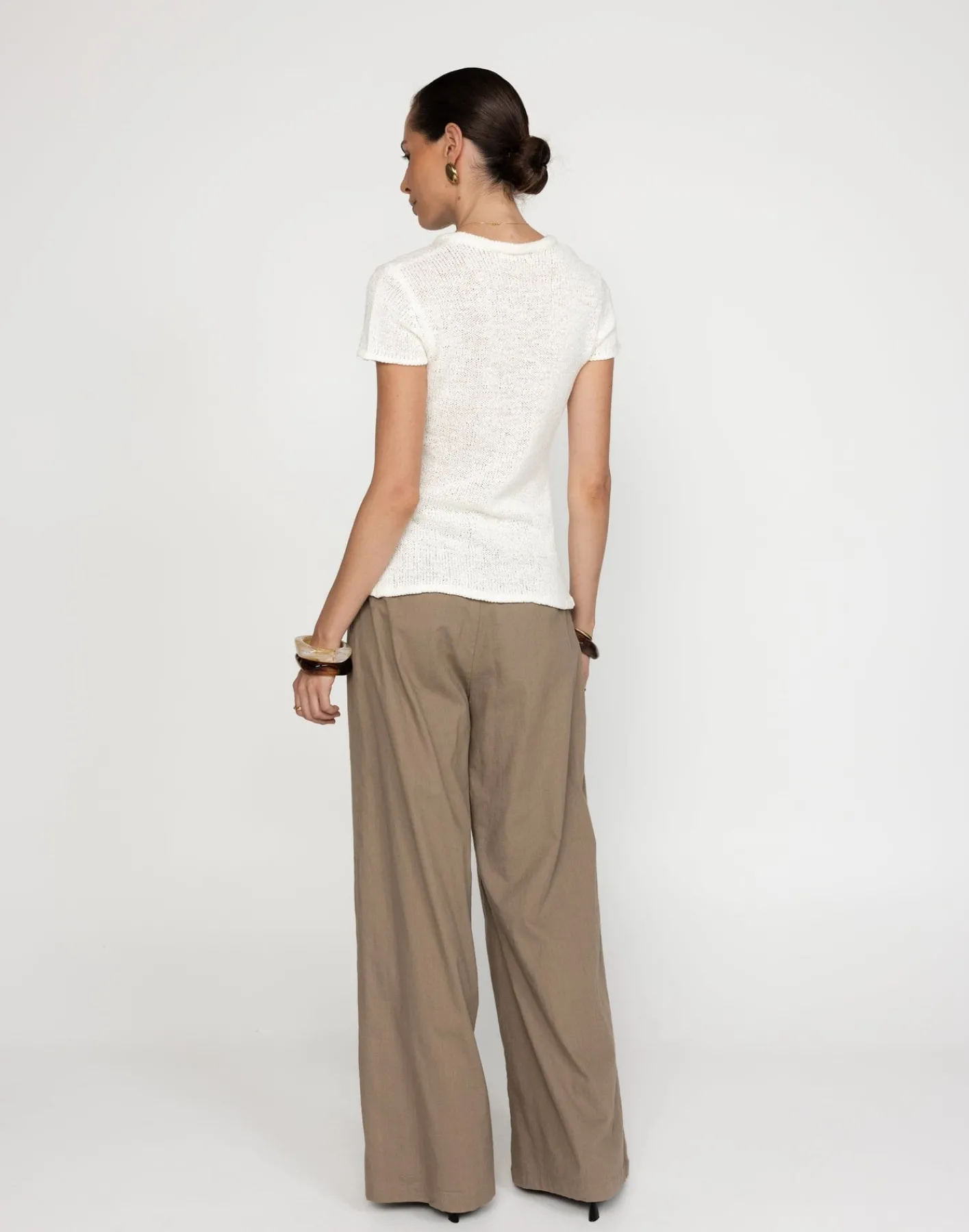 Aleyna Top (White)*CHARCOAL Sale