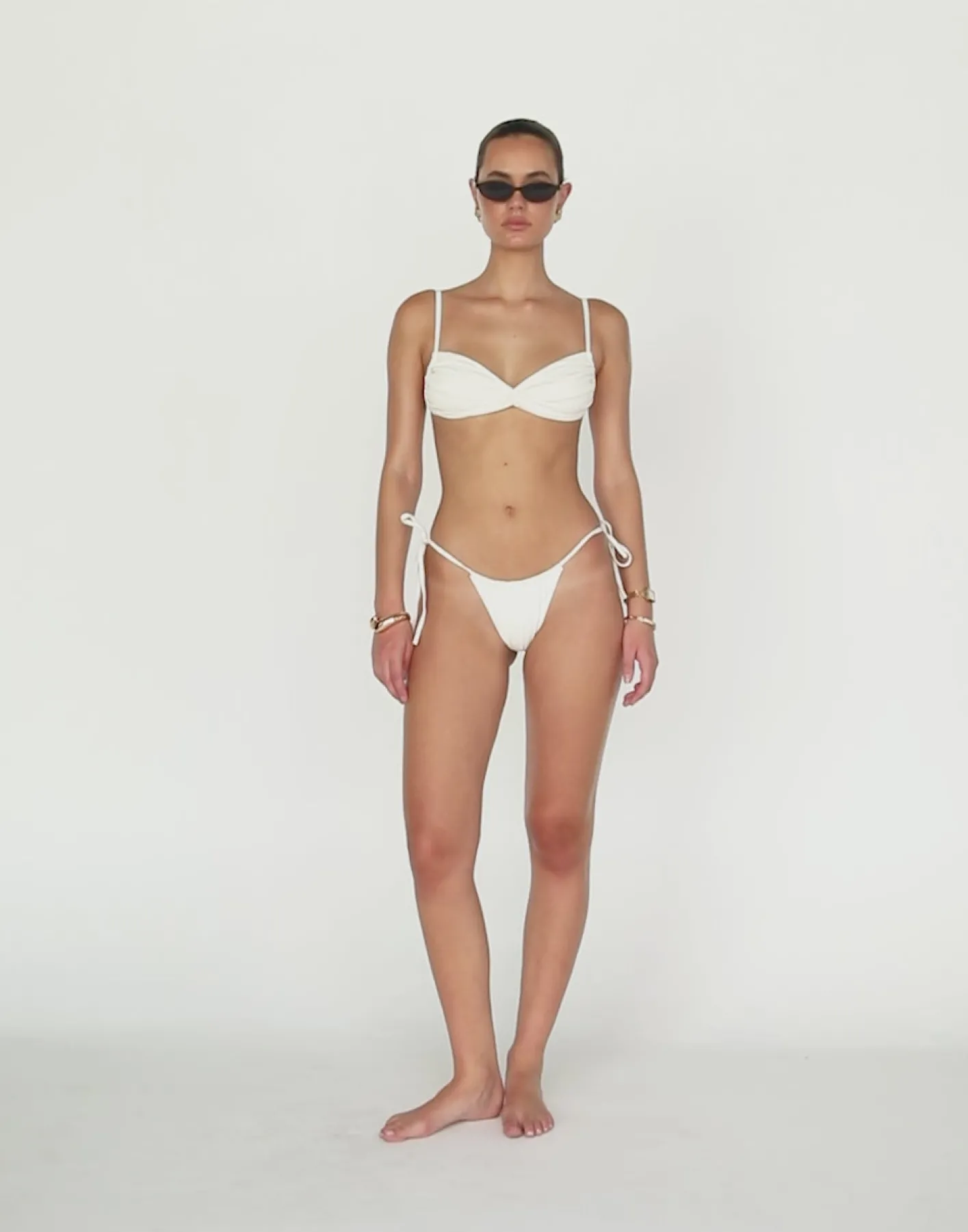 Ali Bikini Bottoms (Pearl)*CHARCOAL Fashion