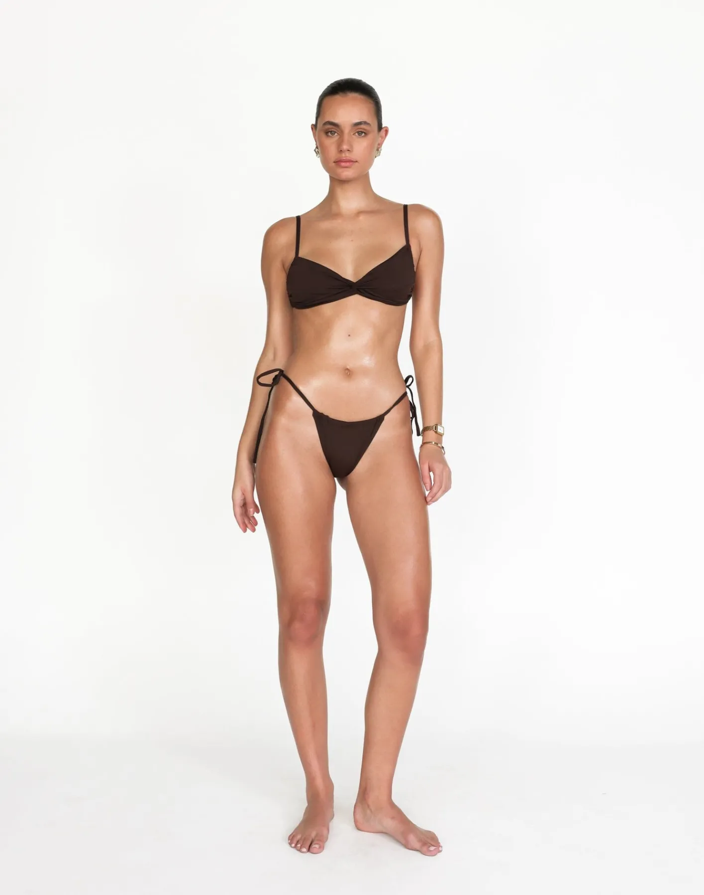 Ali Bikini Top (Chocolate)*CHARCOAL Online