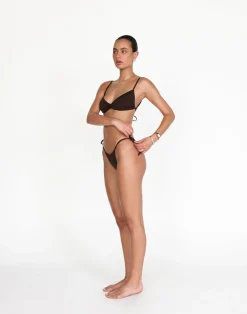 Ali Bikini Top (Chocolate)*CHARCOAL Online