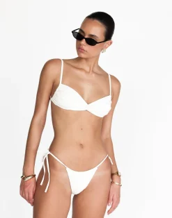 Ali Bikini Top (Pearl)*CHARCOAL Hot