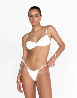 Ali Bikini Top (Pearl)*CHARCOAL New