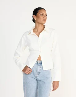 Alice Shirt (White)*CHARCOAL CLOTHING Sale