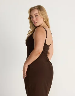 Alistair Maxi Dress (Chocolate)*CHARCOAL CLOTHING Discount