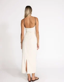 Alistair Maxi Dress (Oat)*CHARCOAL Sale
