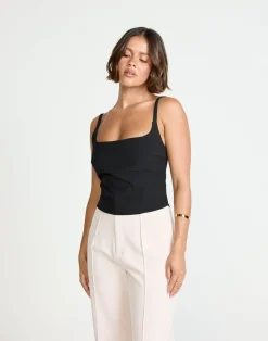 Alistair Top (Black)*CHARCOAL New