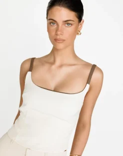 Alistair Top (Oat)*CHARCOAL Best
