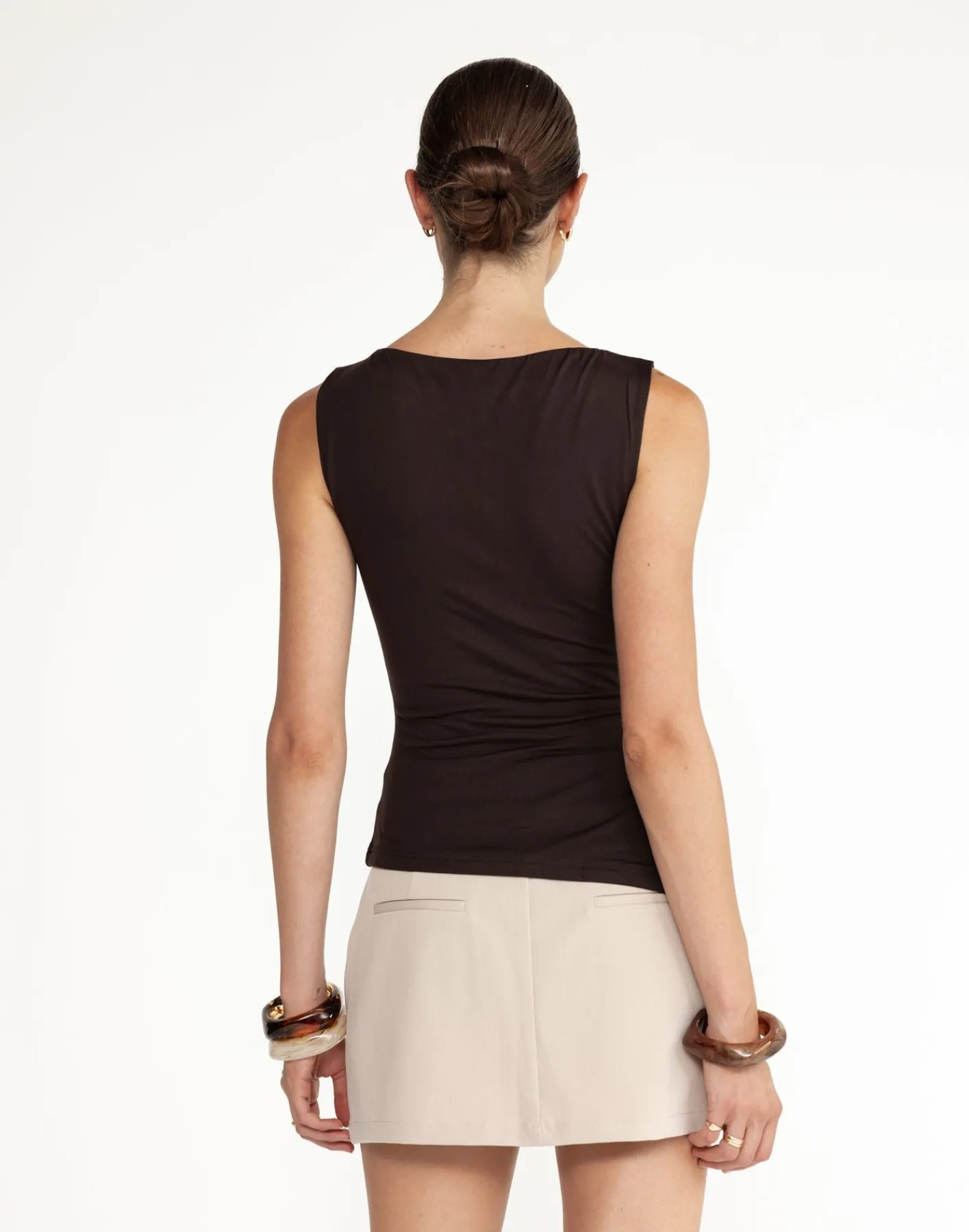 Amanda Top (Chocolate)*CHARCOAL Sale