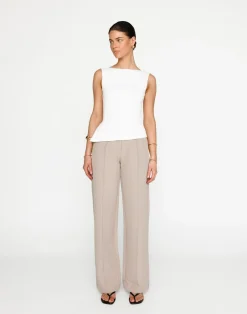 Amanda Top (White)*CHARCOAL Sale