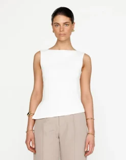 Amanda Top (White)*CHARCOAL Sale