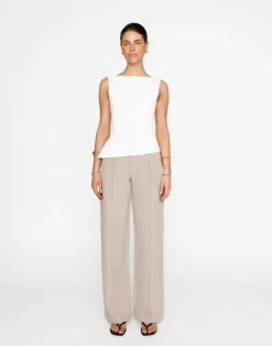 Amanda Top (White)*CHARCOAL Sale