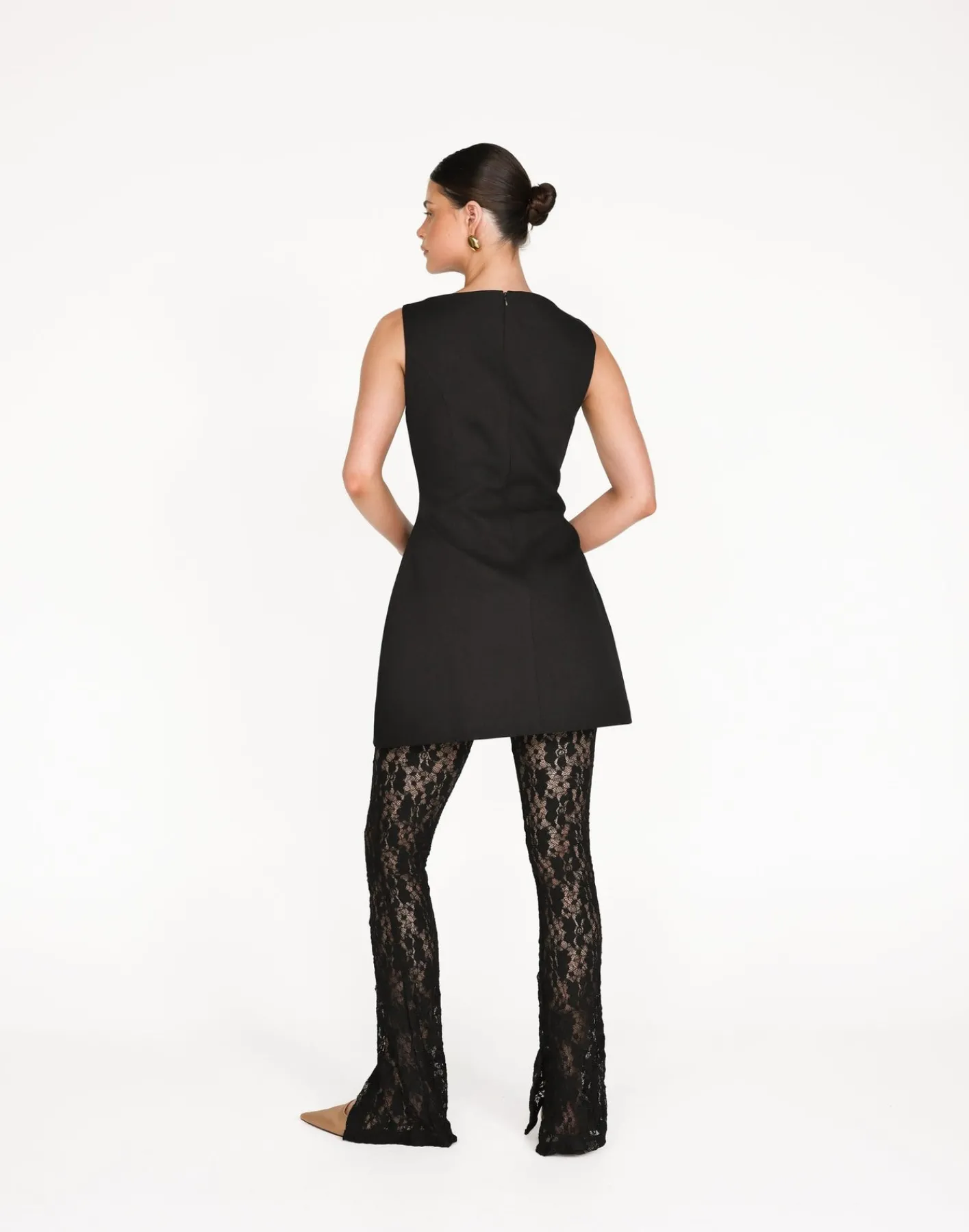 Anders Mini Dress (Black)*CHARCOAL Sale