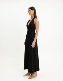 Araminta Maxi Dress (Black)*CHARCOAL CLOTHING Discount