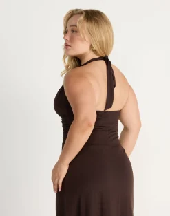 Araminta Maxi Dress (Chocolate)*CHARCOAL Online