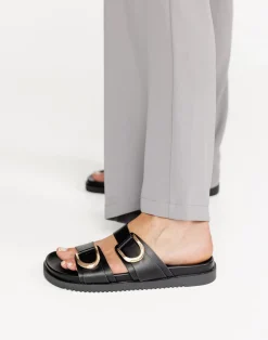 Areli Slides (Black) - By*Billini Clearance