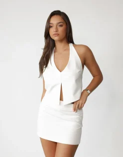 Ashwood Mini Skirt (White)*CHARCOAL Outlet