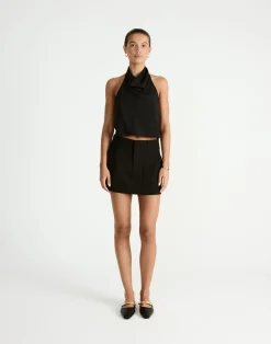 Aster Mini Skirt (Black)*CHARCOAL Clearance