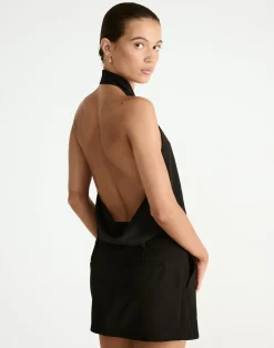 Aster Mini Skirt (Black)*CHARCOAL Clearance